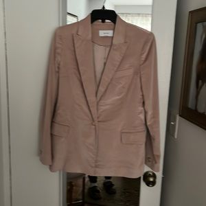 Pink corduroy pant suit